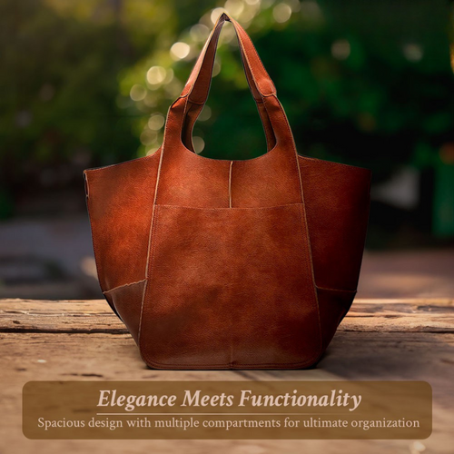 Donna - Timeless Allure Leather Tote Bag