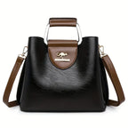 Isabella - Chic Leather Bucket Bag