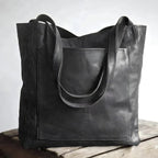Carol - Modern Chic Leather Tote Bag