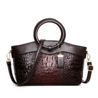 Frances - Classic Heritage Leather Shoulder Bag